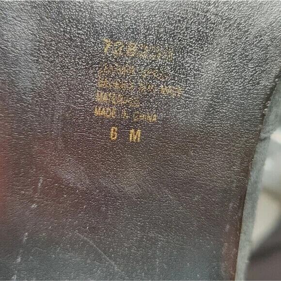 Vintage Black Chunky Y2K Bootie sz US 6 - Picture 10 of 12